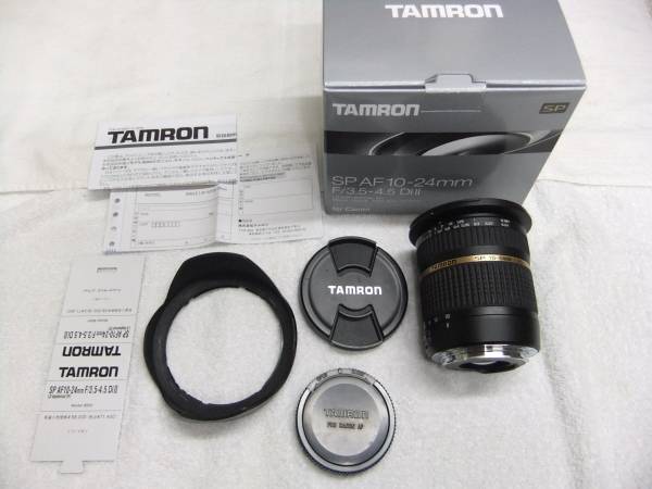 美品 タムロン SP 10-24mm F3.5-4.5 Di Ⅱ B001 キャノン用 カメラ