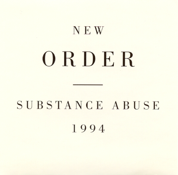 豊富な，人気 NEW ORDER SUBSTANCE ABUSE 1994 レア ニューオーダー(New Order)｜売買されたオークション情報、yahooの商品情報をアーカイブ公開 - オークファン N