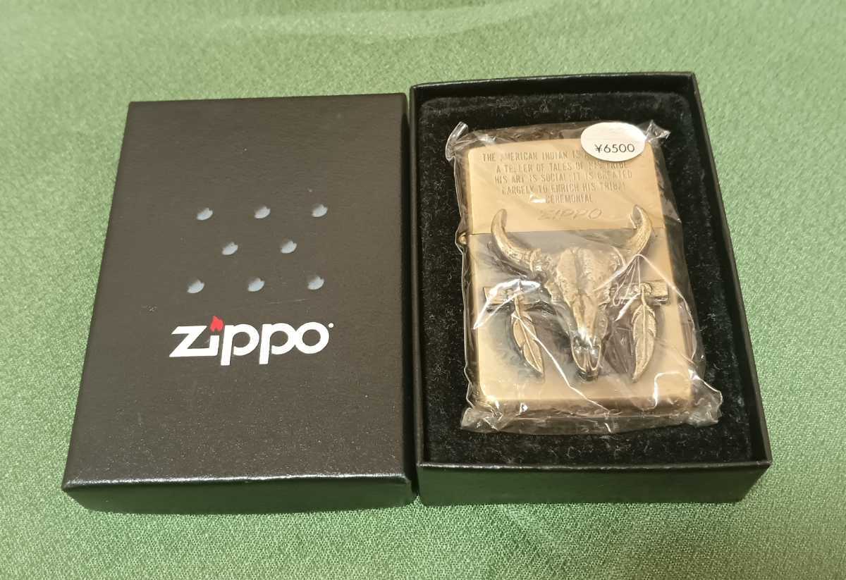 Zippo/ジッポー バッファロー スカル 1992年製 インディアン INDIAN 