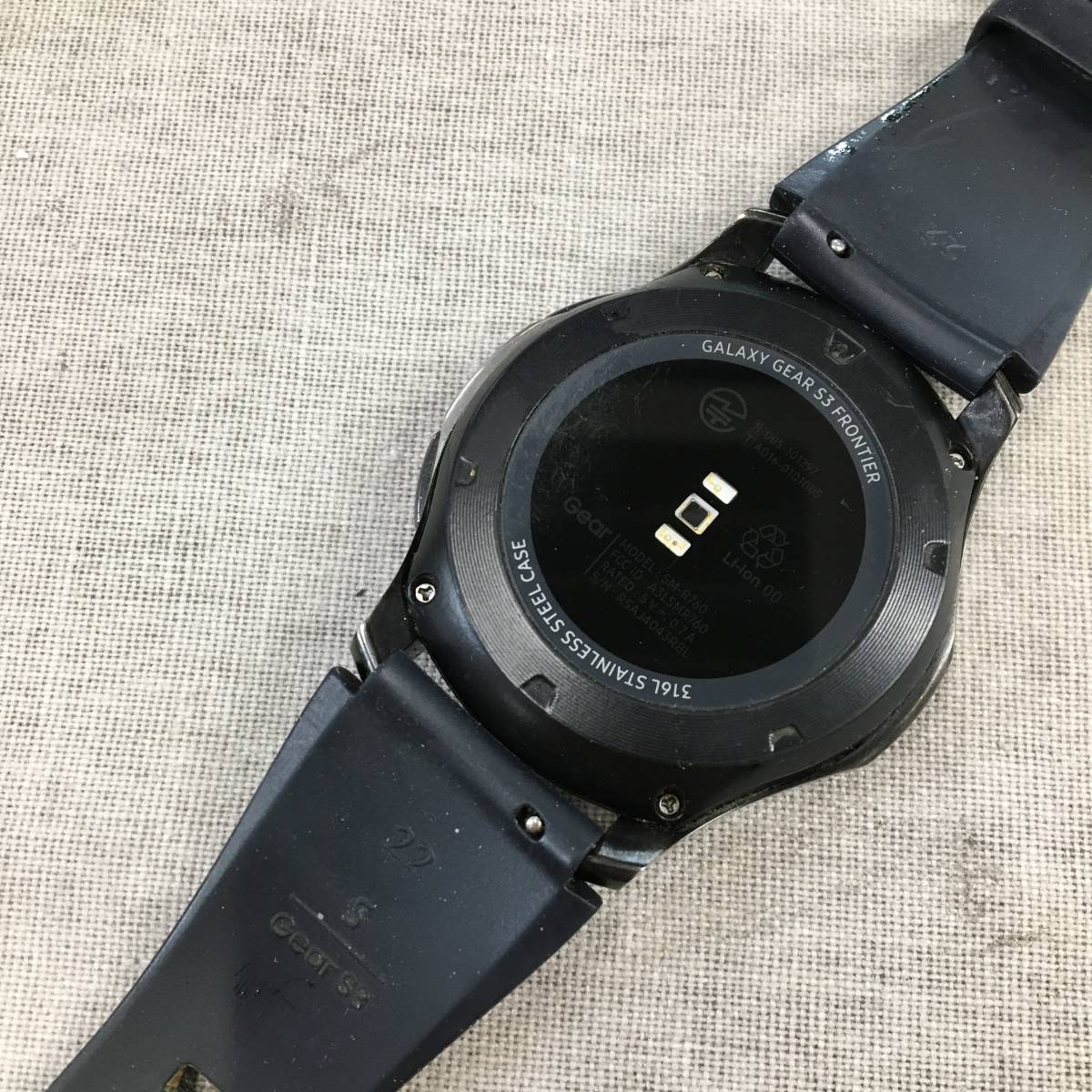 現状品 Galaxy Gear S3 Frontier iOS/Android対応 Samsung スマート 