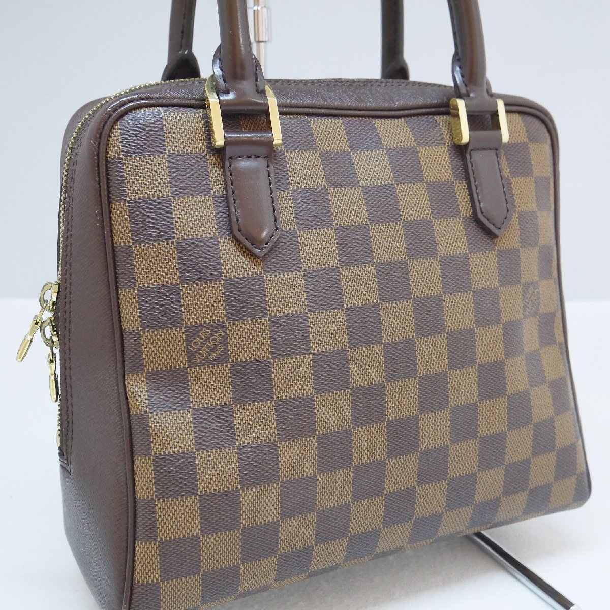 定番人気，爆買い 品 保管品 Louis Vuitton ルイヴィトン N51150 ブレラ ハンドバッグ VI0072 ダミエ エベヌ ゴールド金具 レディース(ハンドバッグ)｜売買されたオークション情報、yahooの商品情報をアーカイブ公開 - かばん、バッグ