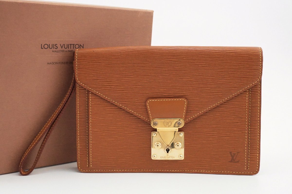 エピ VUITTON LOUIS セカンドバッグ ルイヴィトン ヴィトン ルイ 