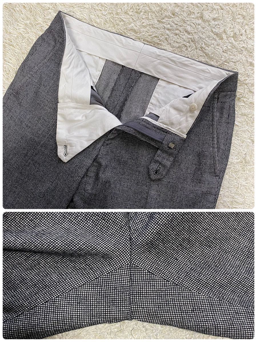 GREEN LABEL RELAXING 定価5万円位　フランネルスーツ　M位 label 定価5万円◇green relaxing◇ウールセットアップスーツ ネイビー BEAMS リラクシングのメンズの