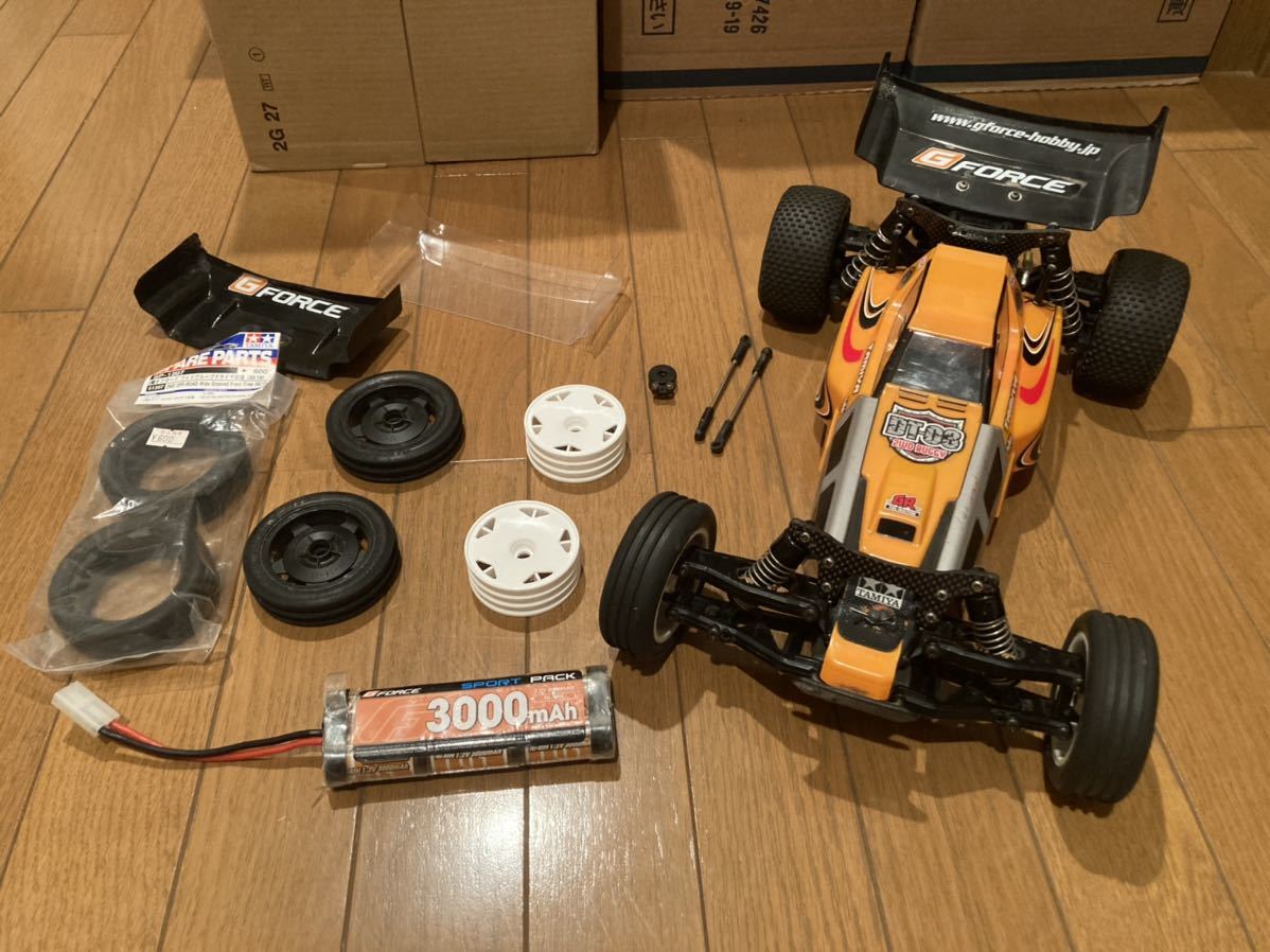 オプション付き】1/10 タミヤ レーシングファイター DT-03 ご覧