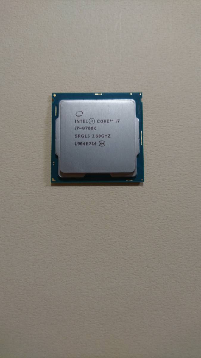 Intel Core i7-9700k CPU 第9世代 Intel 【動作品】core i7 9700K