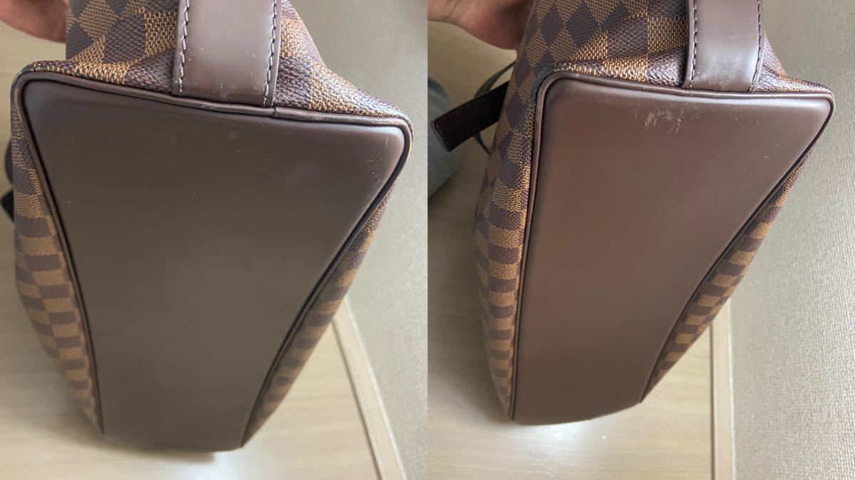 本物 ルイヴィトン LOUIS VUITTON LV チェルシー ダミエ エベヌ 