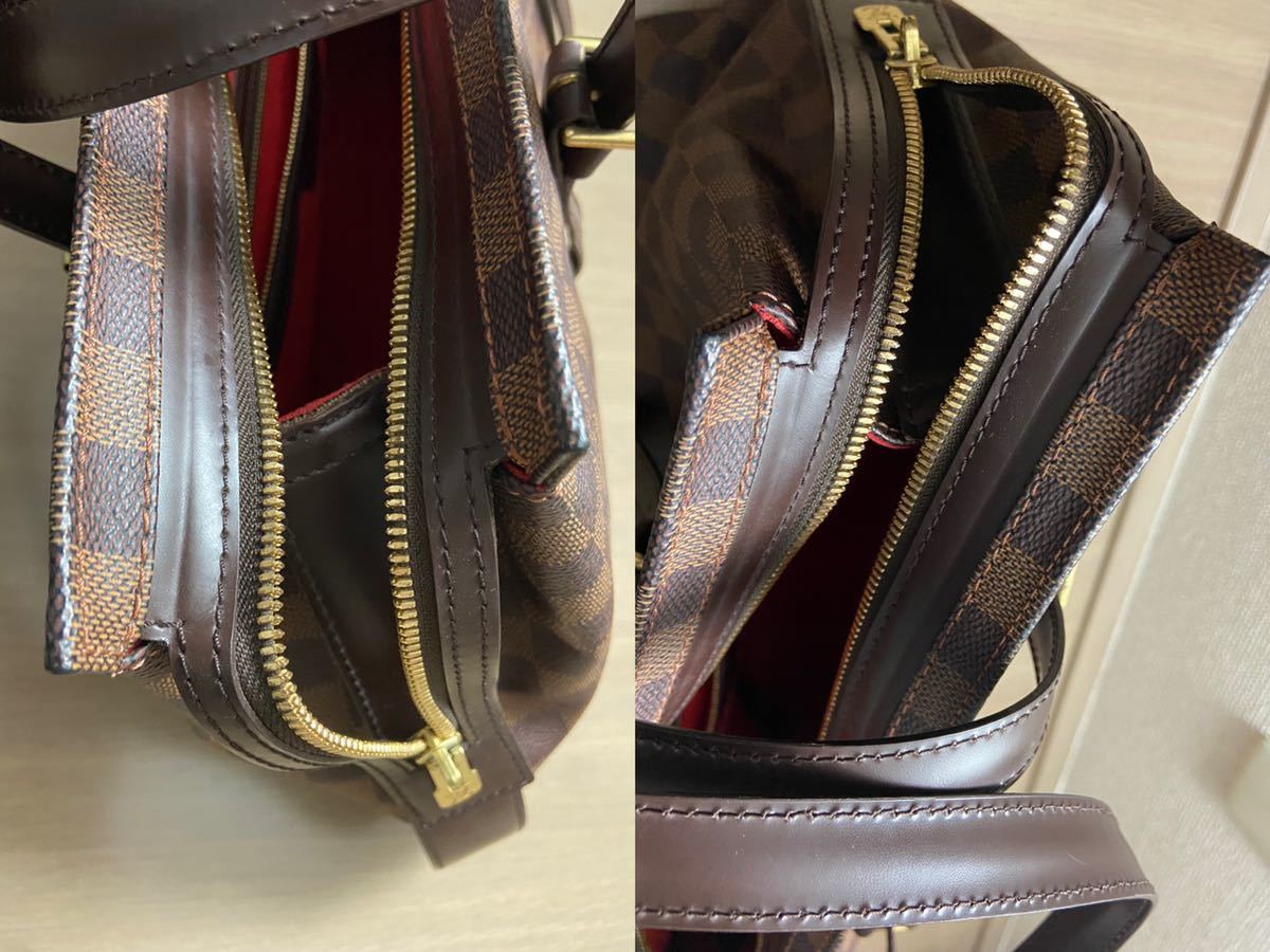 本物 ルイヴィトン LOUIS VUITTON LV チェルシー ダミエ エベヌ 