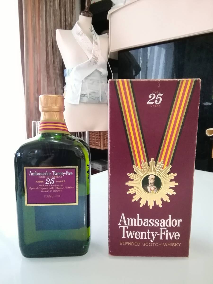 アンバサダー Ambassador 25年 ウイスキー 750ml 43% 重量番号:2(88)①