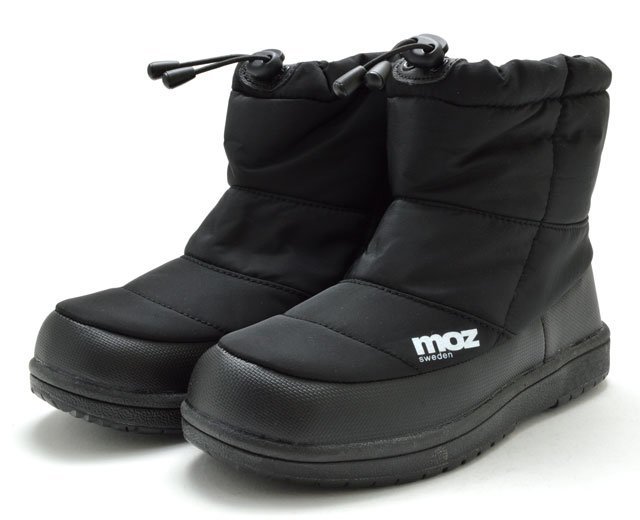 新品 MOZ モズ MZ-7000 黒 24cm レディースブーツ レディース防水ブーツ ウィンターブーツ スノーブーツ ショート丈 防水防滑 靴