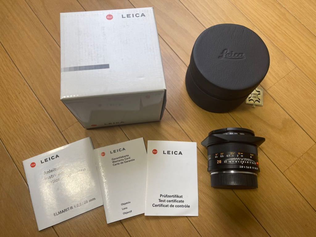ライカ LEICA R 28mm F2.8 ROMカム 377万台 LEITZ ERMARIT E55 純正