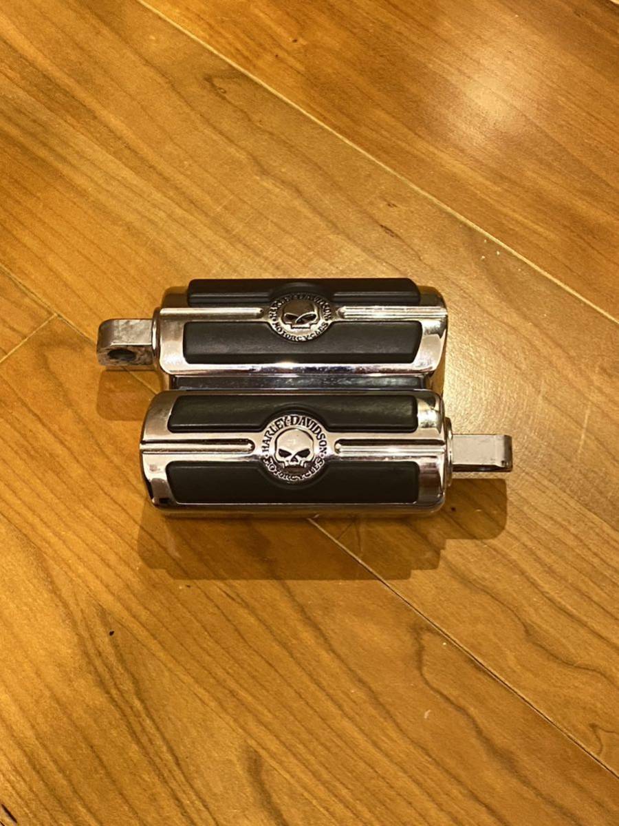 【送料無料】ハーレー純正 スカル フットペグ
