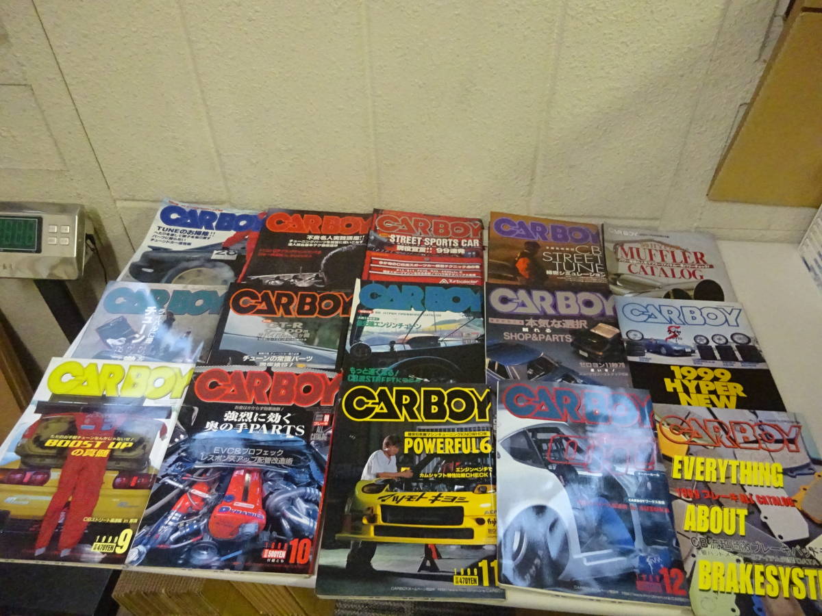 T30Bω 月刊 CAR BOY カー・ボーイ 1999年～2004年 年揃い 一部別冊付録