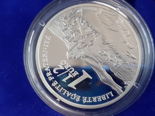＋MONNAIE DE PARIS 記念硬貨　　銀 INFO81 MONNAIE DE PARIS モネドパリ ナポレオン皇帝即位200周年記念