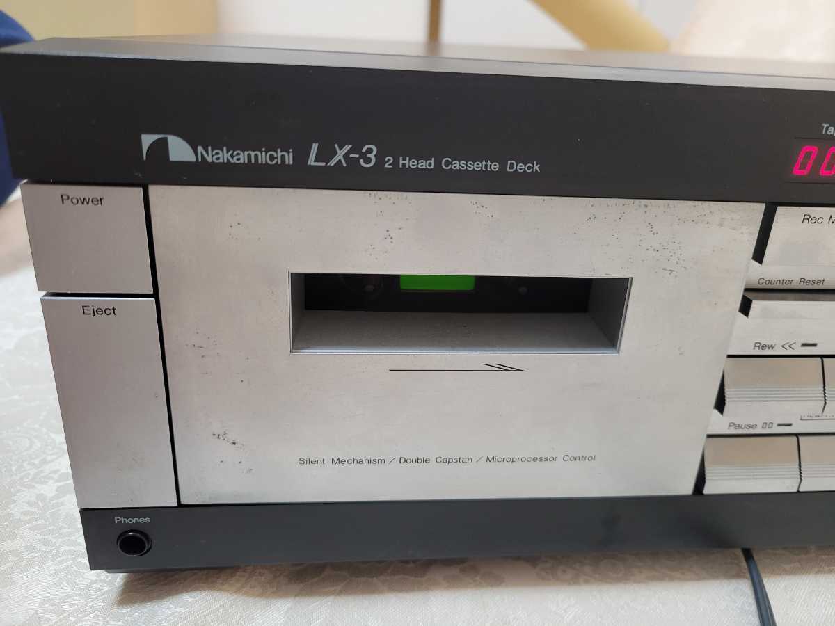 ナカミチLX-3 カセットデッキ【ジャンク品】 Nakamichi カセットデッキ ナカミチ LX-3 LX-3 Nakamichi カセット