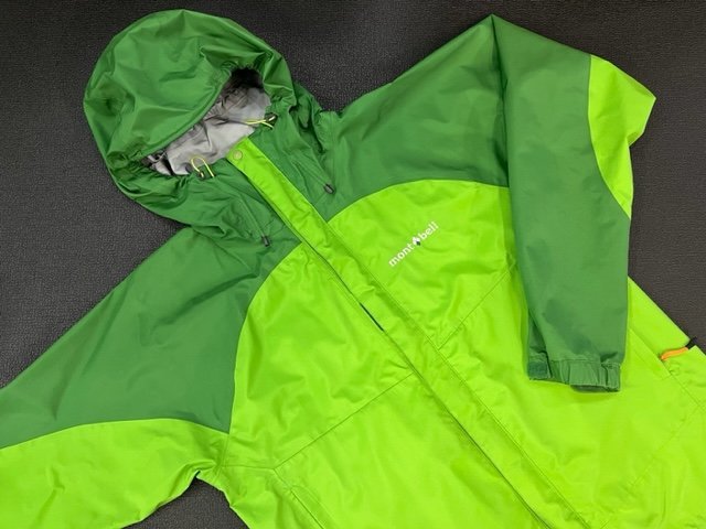1★mont-bell(モンベル) アウトドアジャケット Mサイズ グリーン 1128344 ナイロンジャケット 全国送料510円 [札幌・店頭引取可] ★1985