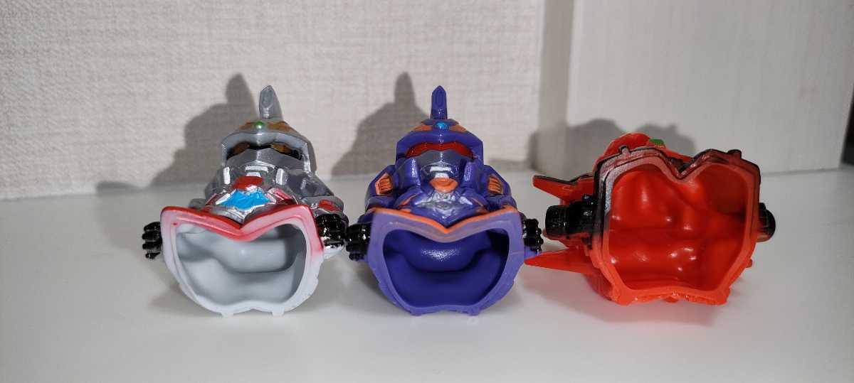 グリッドマン指人形3種（グリッドマン グリッドナイト ダイナゼノン
