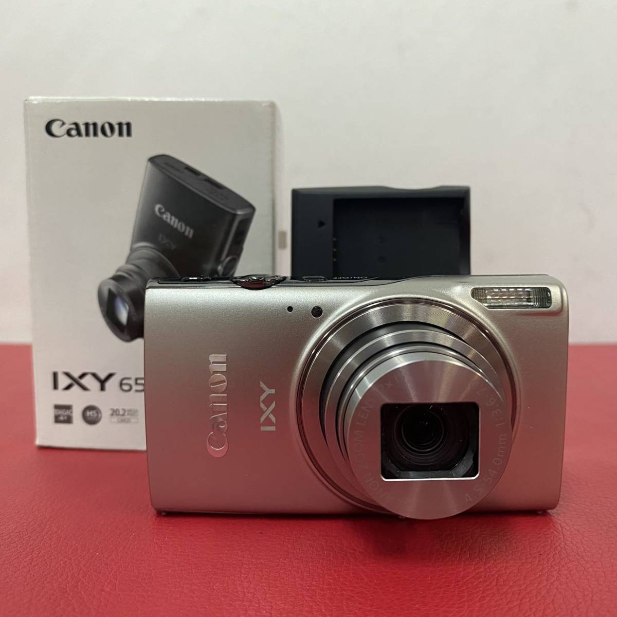 ◇A Canon IXY 650 デジタルカメラ シルバー バッテリー/充電器付属 