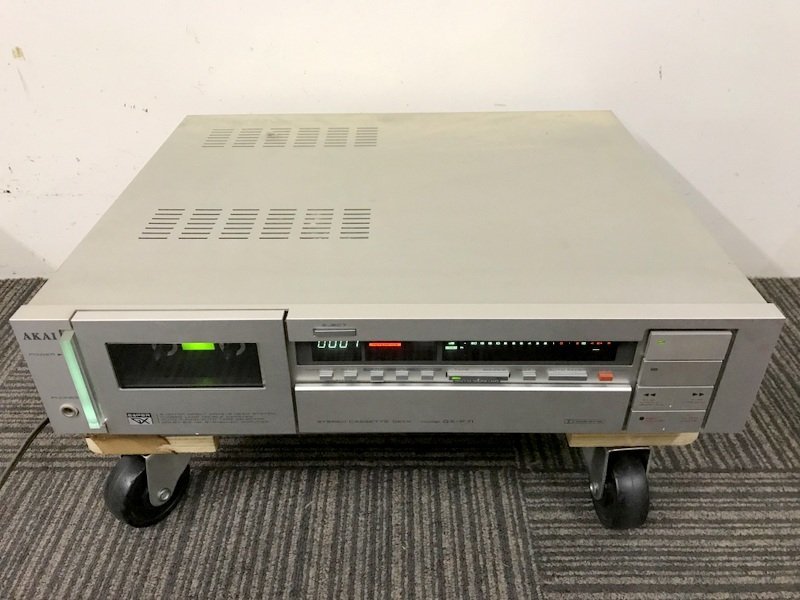 AKAI GX-F71 ジャンク カセットデッキ ジャンク品】AKAI GX-F71 カセットデッキ 赤井電機 アカイ S0972 AKAI