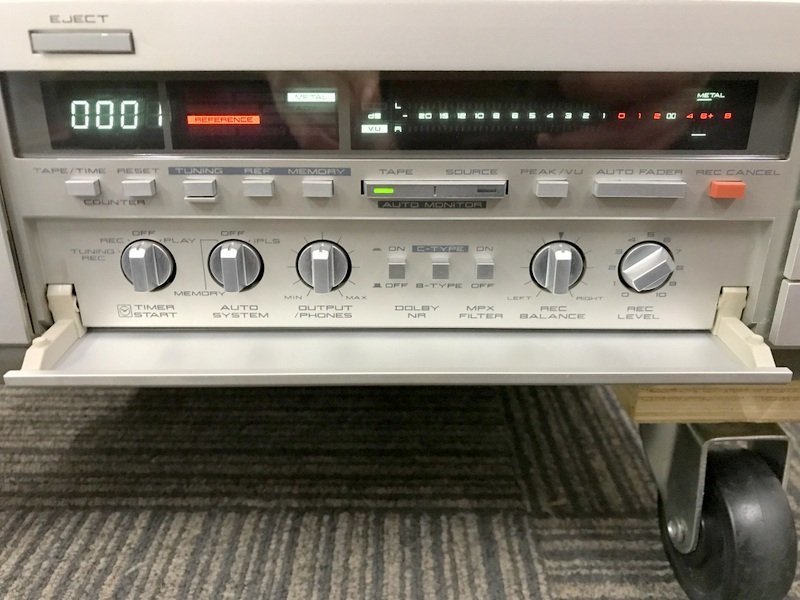 ジャンク品】AKAI GX-F71 カセットデッキ 赤井電機 アカイ S0972 AKAI