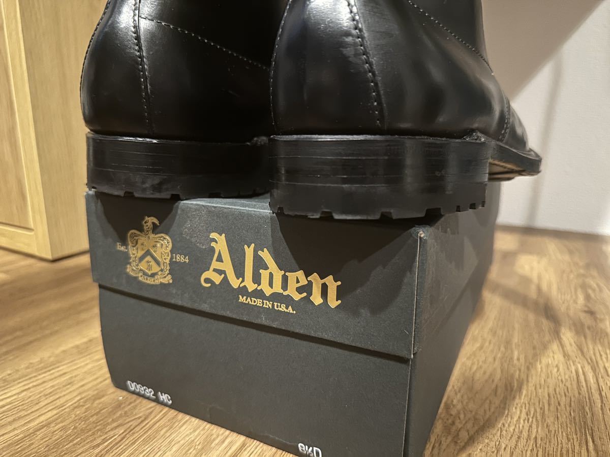 美品 別注モデル Alden オールデン コードバン インディーブーツ 美品 別注モデル Alden オールデン コードバン インディーブーツ
