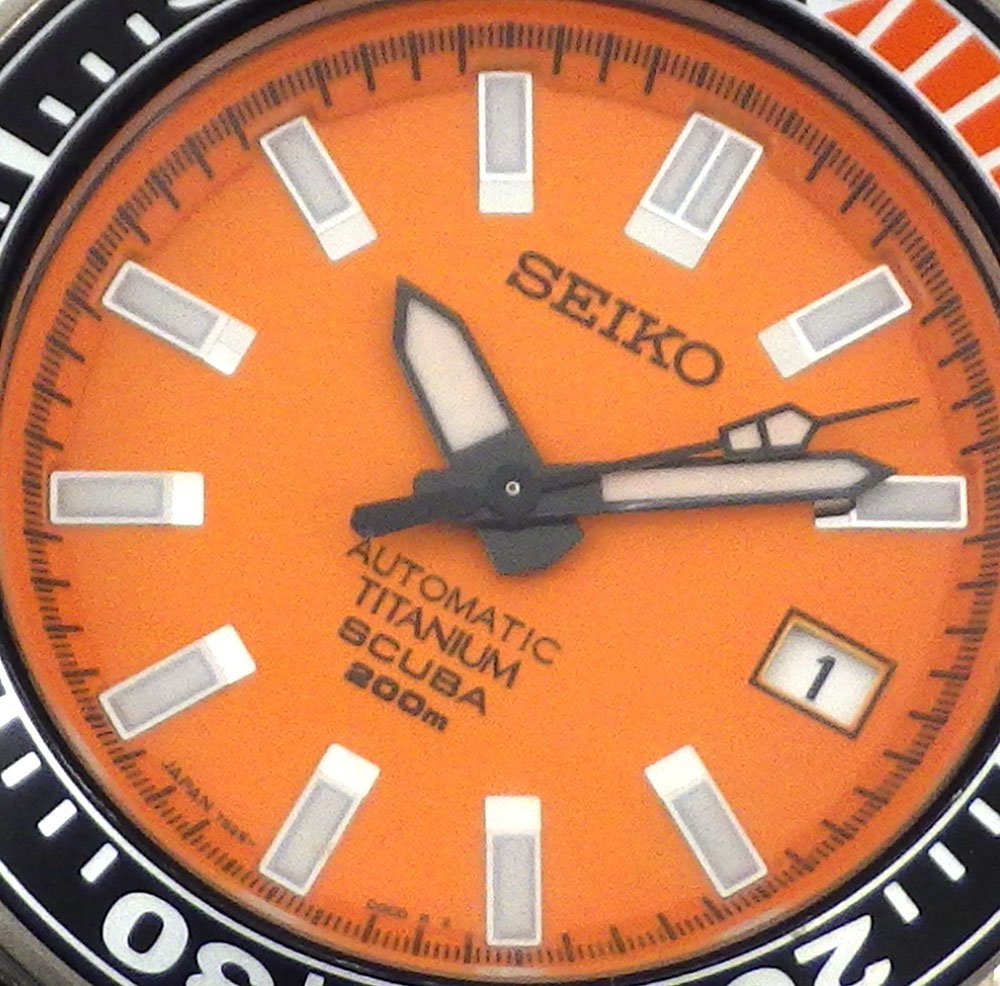 SEIKO SEIKO セイコー オレンジ サムライ 7S25-00D0 セイコー チタン