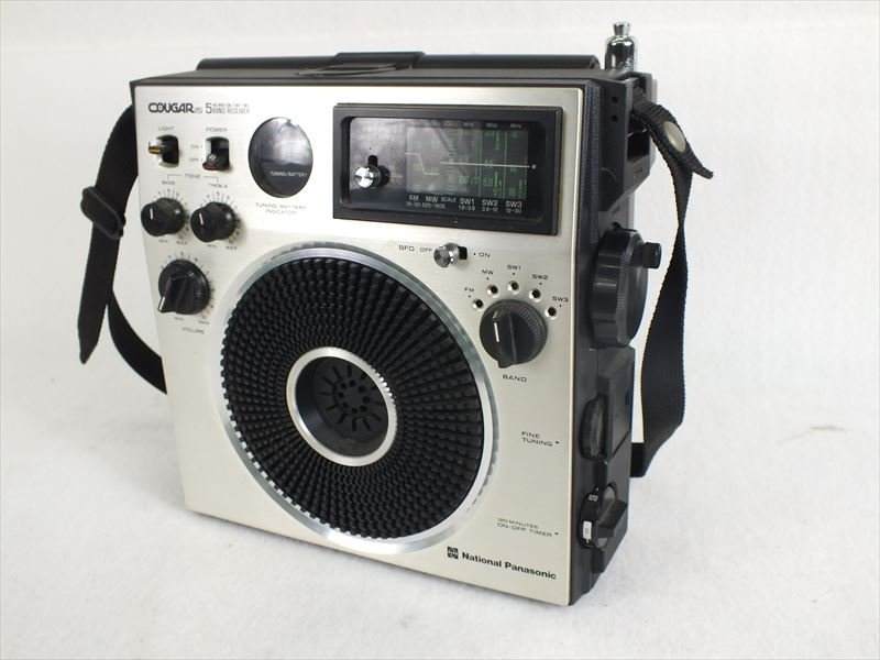 K3472 National Panasonic Cougar115 ジャンク品 往年の名機 希少な