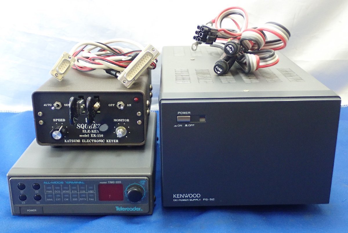 ◎通電・音出しOK PS-52 ケンウッド 安定化電源 EK-150 KATSUMI カツミ