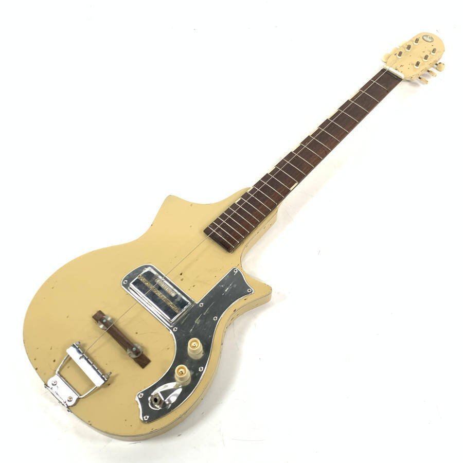 TEISCO J4 テスコ ビザールギター クリーム系☆現状品(本体)｜売買され