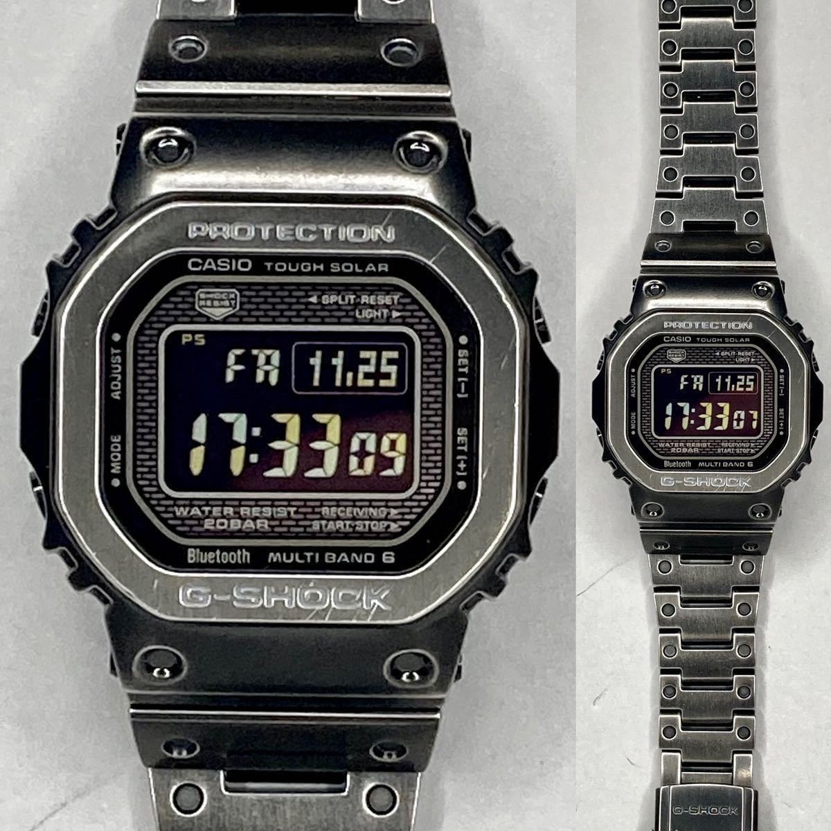 美品 箱説付G-SHOCK GMW-B5000GD-1JF タフソーラー 電波受信 電波 