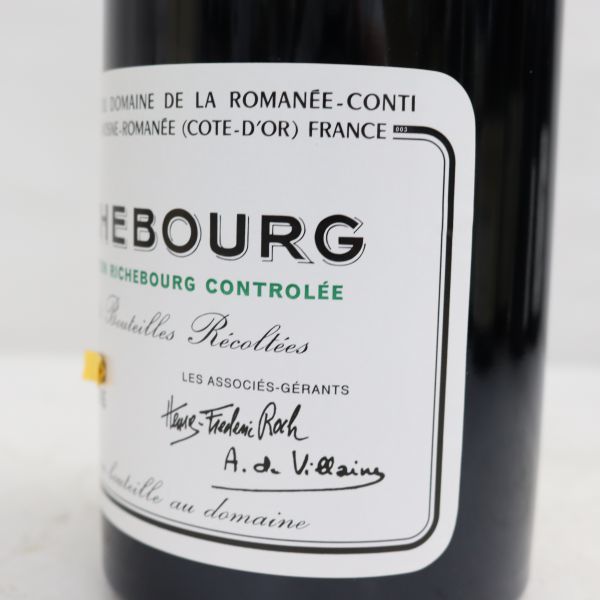 DRC RICHEBOURG（リシュブール）2005 ファインズ 13％ 750ml