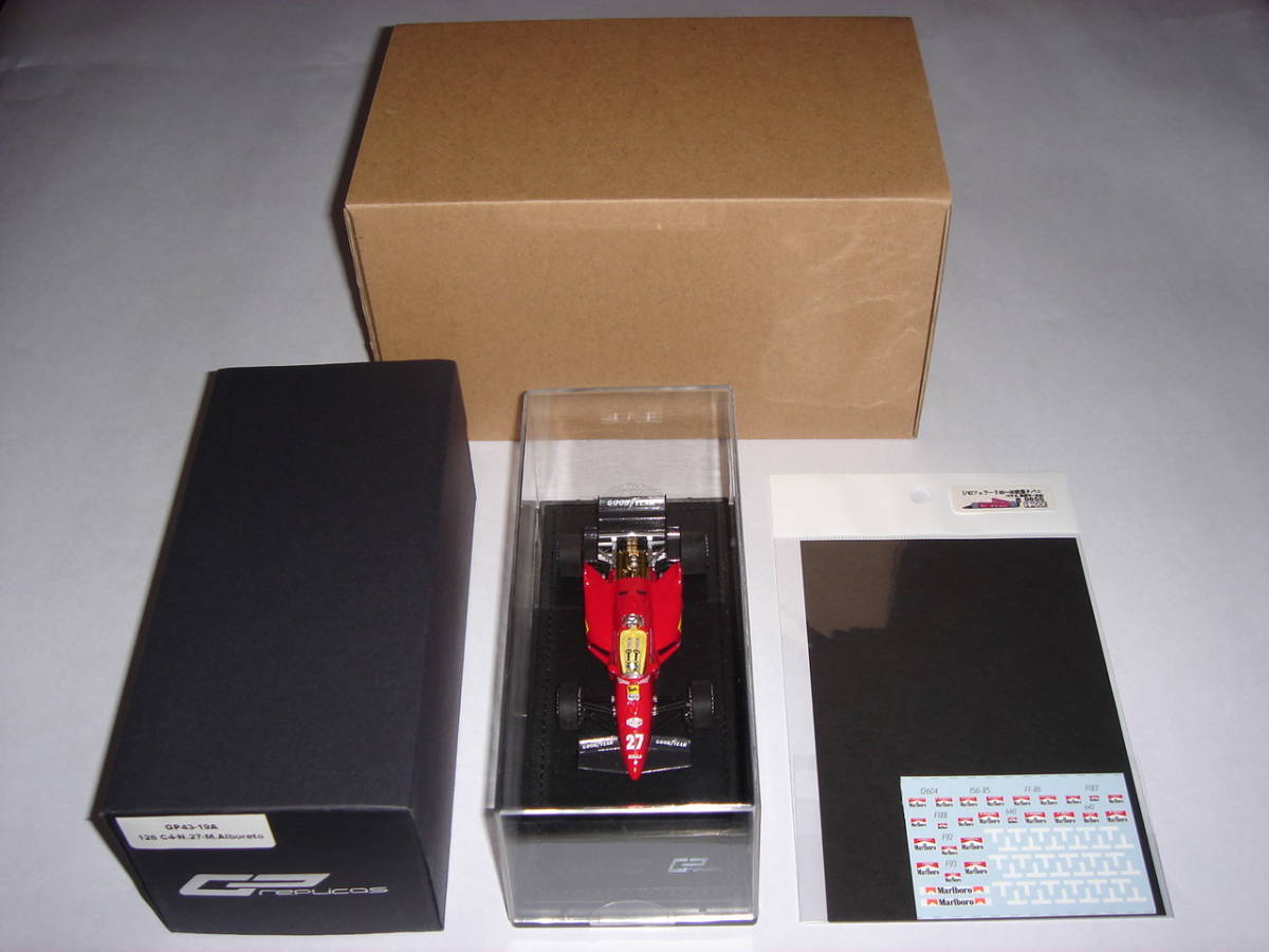 GP Replicas 1/43 フェラーリ 126C4 1984年 ミケーレ・アルボレート 美