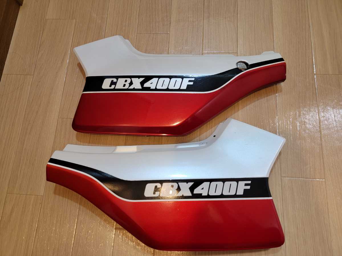 CBX400F サイドカバー 当時物 赤白 CBX CB GS FX(ホンダ用)｜売買され 