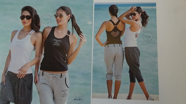 ミカノミカランセ☆ハート柄タンクトップ☆美品