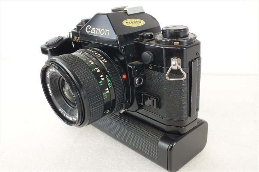 □ Canon キャノン A-1 フィルム一眼レフ FD 28mm 1:2.8 中古現状品