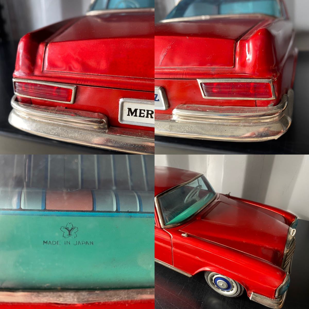 米澤玩具 ブリキ MERCEDES Yahoo!オークション ヨネザワ ベンツ 当時物
