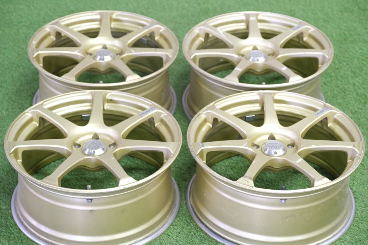 1円〜大人気＞ヨコハマ AVS Model T7(モデルT7) 17in 7.5J+45 PCD100