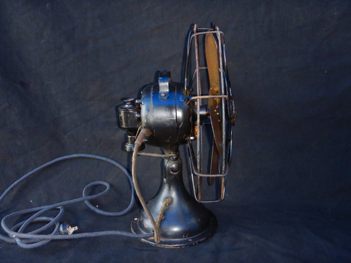 芝浦扇風機 芝浦電気扇 芝浦製作所 扇風機 昭和初期 アンティーク 鉄製 