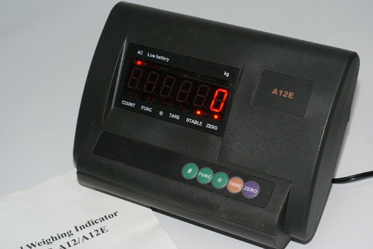 ☆デジタルインジケータ　計量インジケータ　デジタルディスプレイ　パレットスケール　XK3190-A12　英語版取説付属★9002