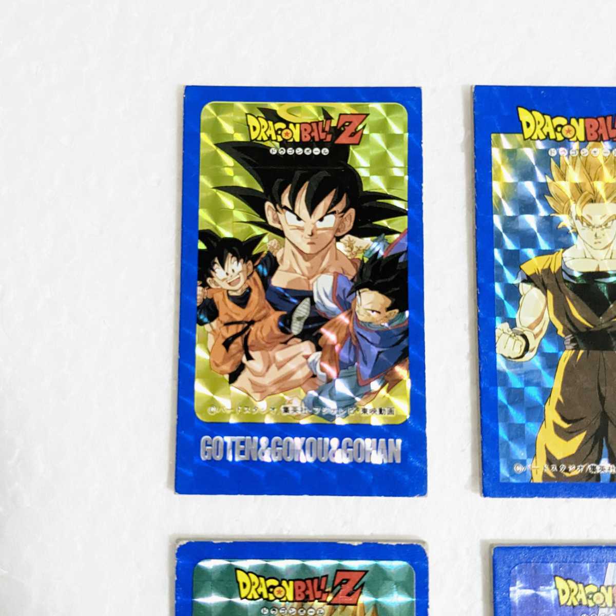 当時物 特賞 キラメンコ 4枚セット ドラゴンボール メンコ アマダ 