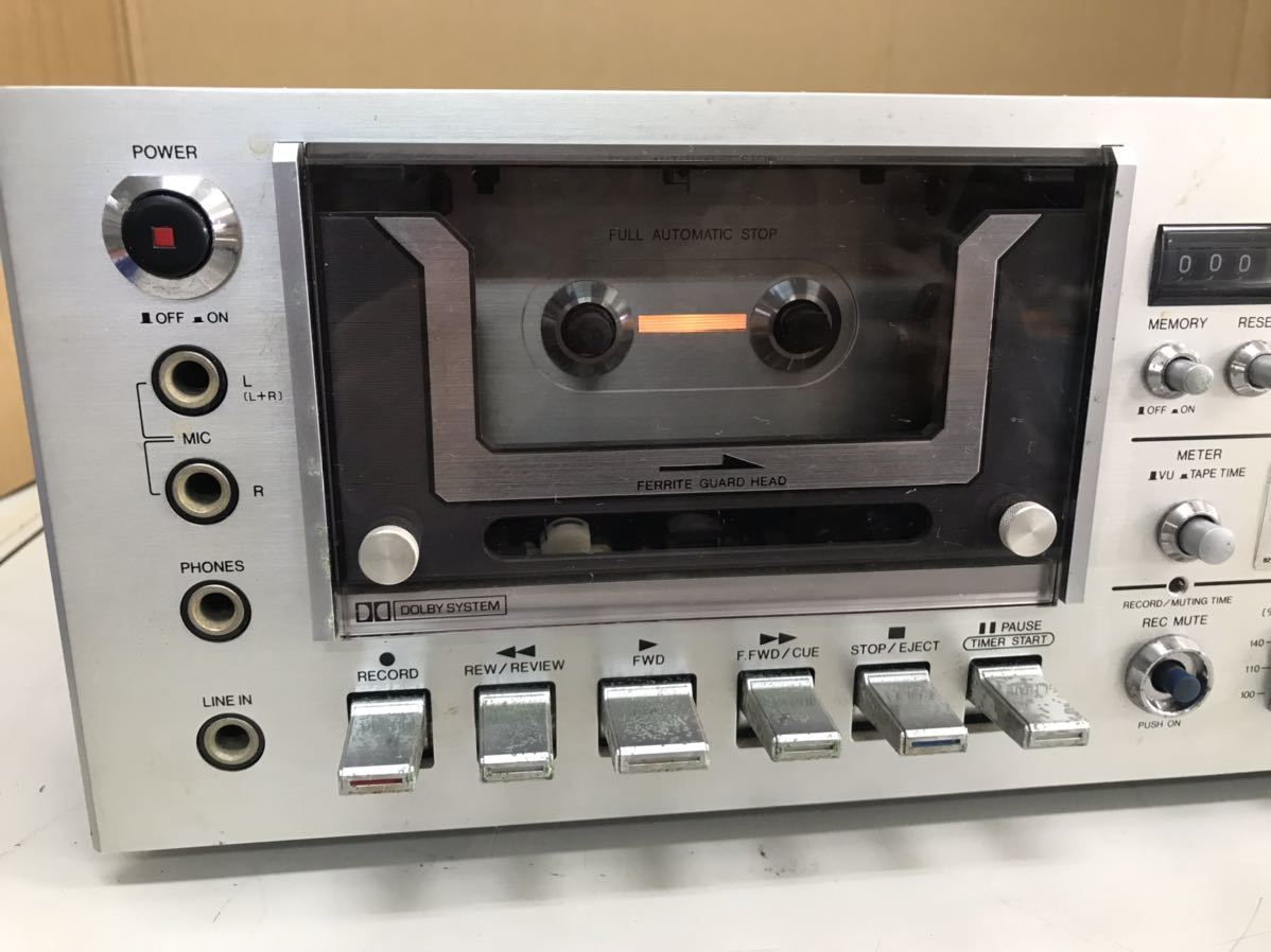 AD-F40 AIWA ステレオカセットデッキ Stereo Aiwa 通電確認済み H349