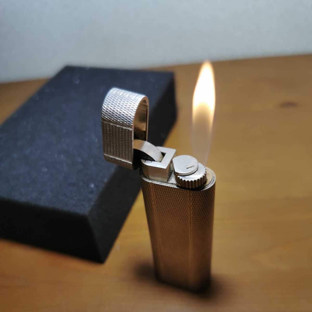 1円スタート【着火/現状品】Cartier カルティエ ガスライター シルバー
