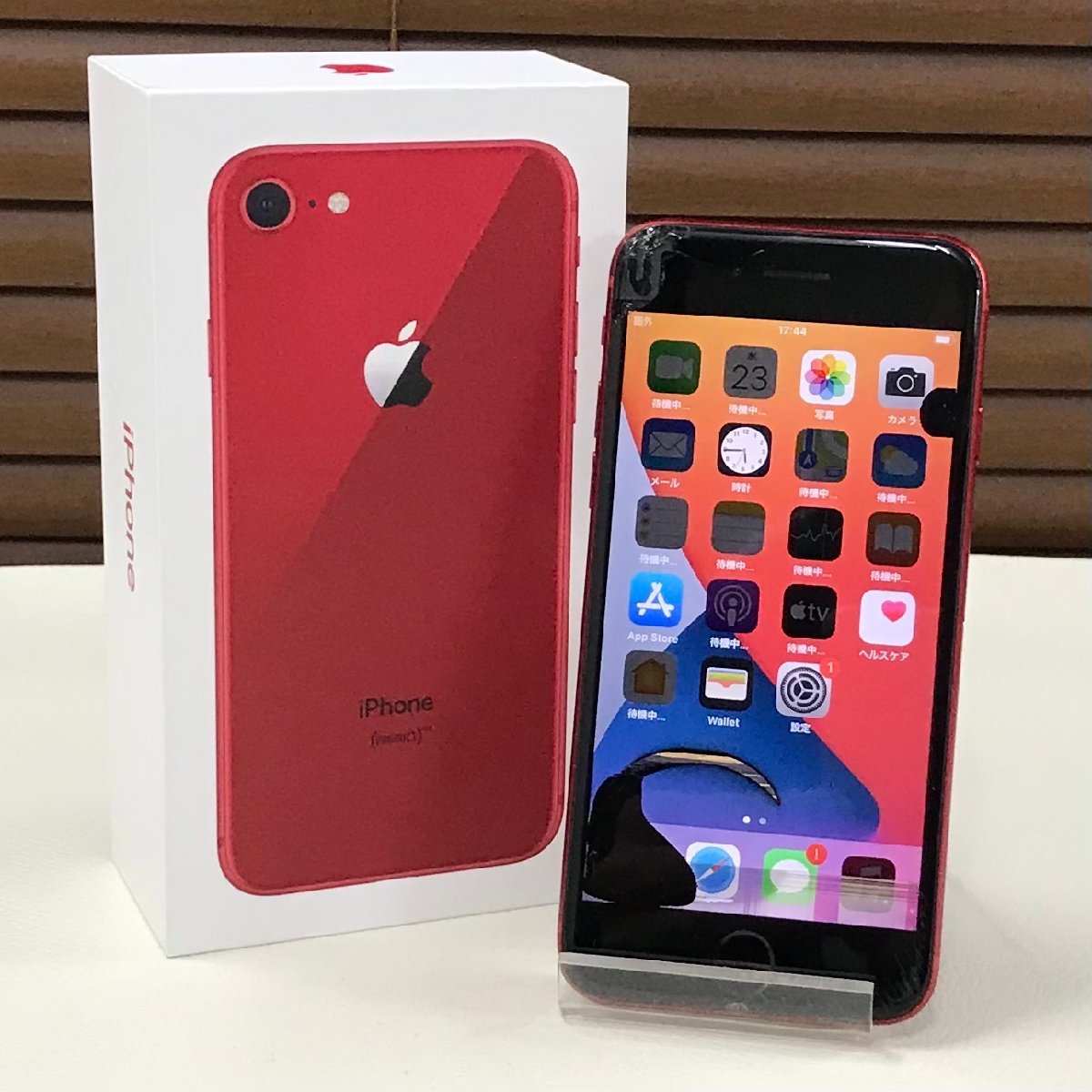 64GB iPhone 0 softbank -SP850- ☆ジャンク&frasl;割れ&frasl;品☆ ☆ジャンク/割れ/中古品☆au iPhone 8 64GB MRRY2J/A Red レッド SIMロック解除済み 〇判定