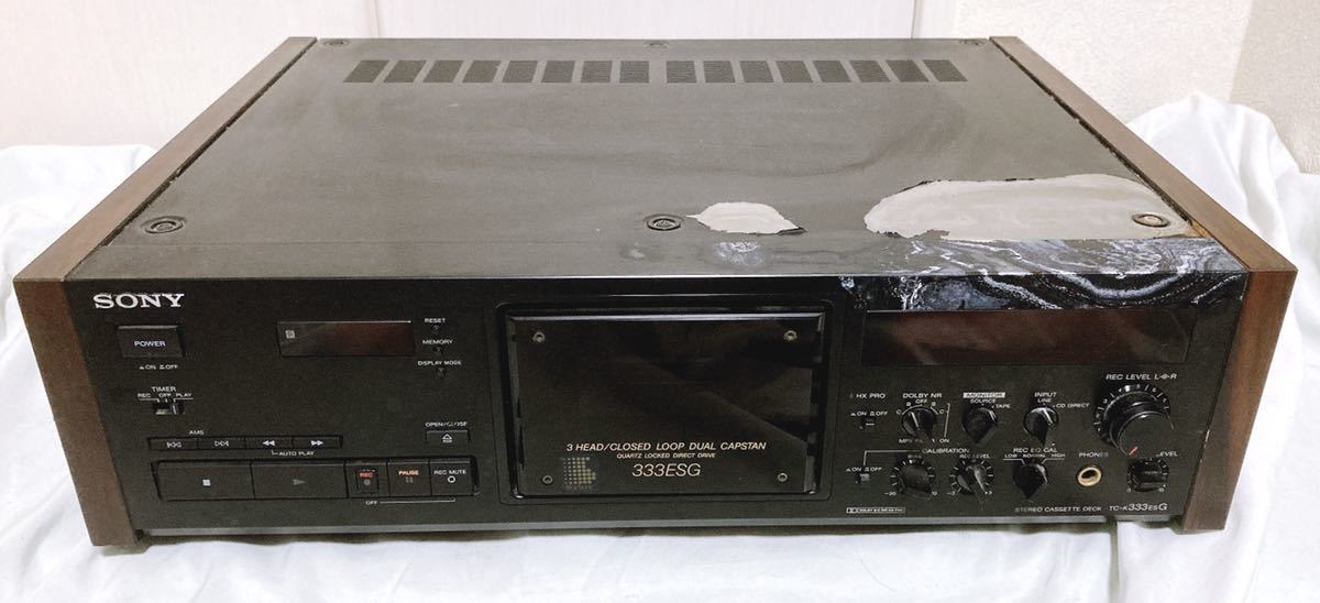 A‐YA☆ 様　確認専用です。 SONY ソニー カセットデッキ TC-K333ESG 【ジャンク品】 カセット