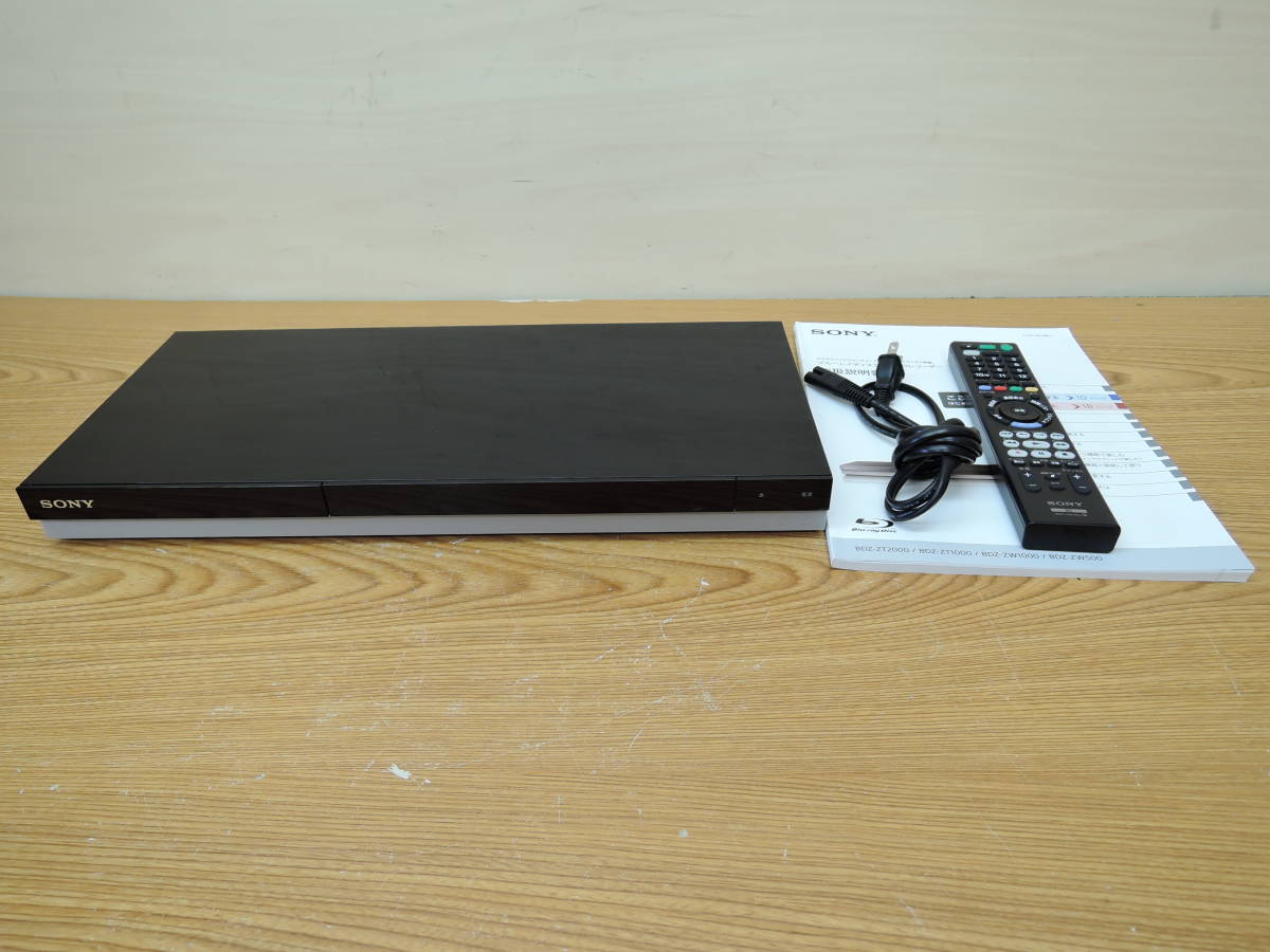 ソニー SONY ブルーレイレコーダー BDZ-ZT2000 2TB | 3チューナー bdz