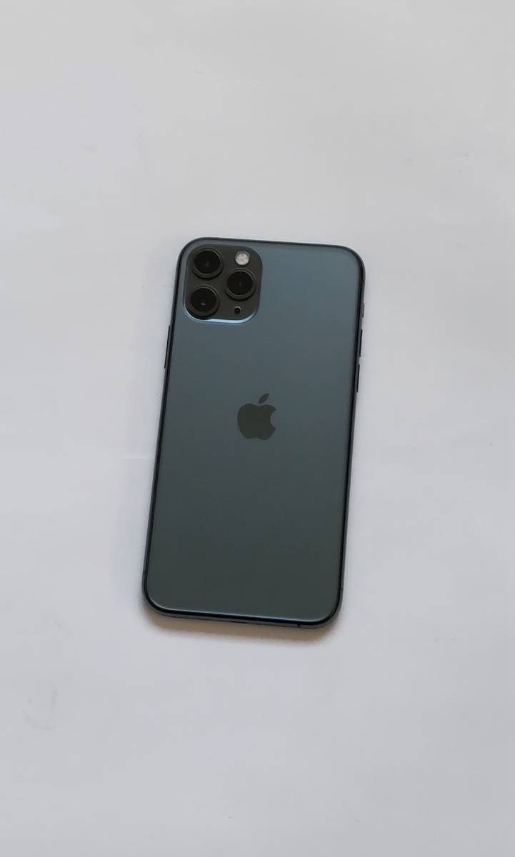 送料無料 美品 iPhone 11 Pro 64GB SIMフリー ミッドナイト グリーン