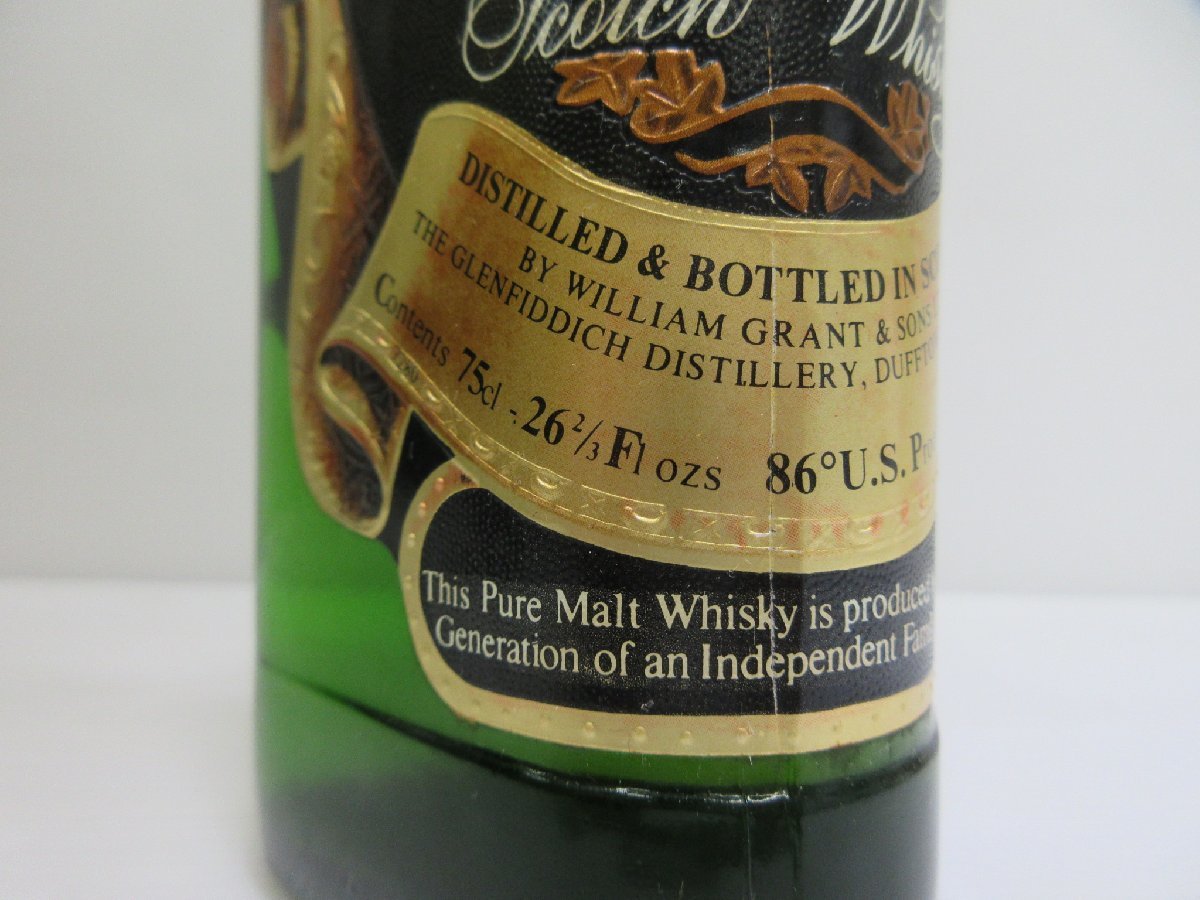 低価，限定SALE グレンフィディック 8年 ピュアモルト Glenfiddich 
