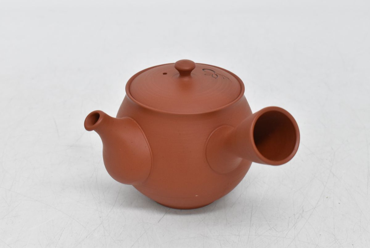 331S 1201M15 常滑焼 山田宝生 茶注 共箱 急須 茶器 和食器 陶芸品(