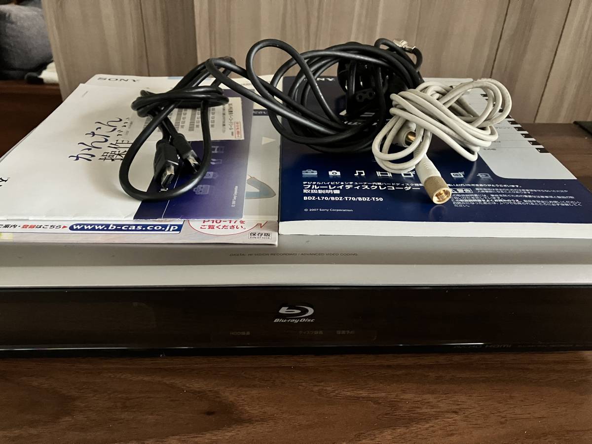 人気セール，お買い得 完動品 ソニー SONY BDZ-T50 HDD250GB BD-RE/-R DVD+R/-R/+RW/-RW 地上/BS/CS110度デジタル内蔵(ソニー)｜売買されたオークション情報、yahooの商品情報をアーカイブ公開 - オークファン ソニー