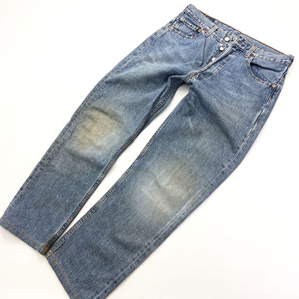 USA製 ☆ リーバイス 古着らしい風合いと色落ち♪ 501 デニムパンツ