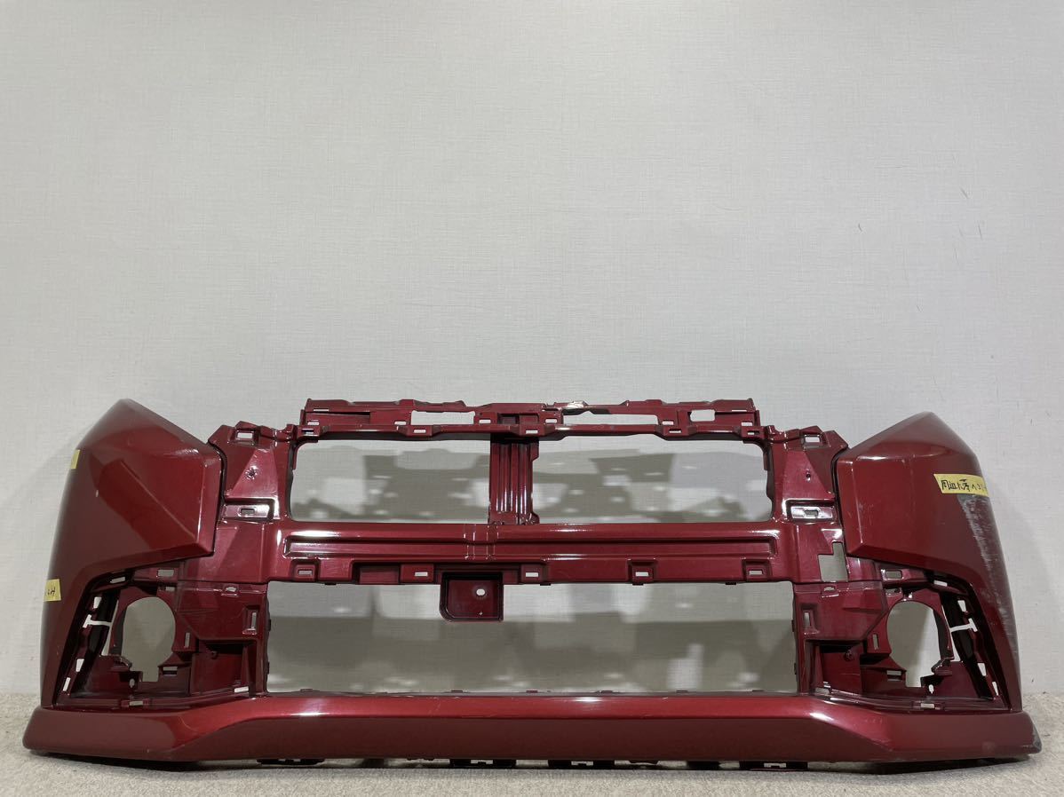LA150S LA160S 前期 ムーヴカスタム 純正 フロントバンパー (R67 ファイアークォーツレッドメタリック) 52119-B2E10 E1241-8